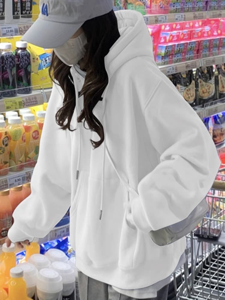 レディースパーカー ゆったりシルエット パーカー
